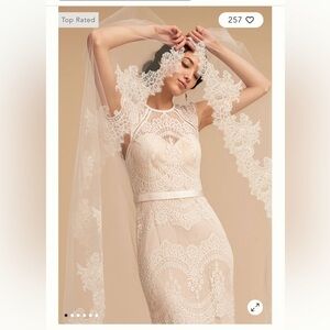 PARIS BY DEBRA MORELAND BREATHLESS CHANTILLY VEIL